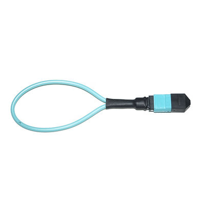 MTP MPO Fiber Optic Loopback OM3 24 Fiber برای مرکز داده OEM