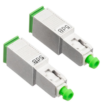 تضعیف کننده فیبر نوری Simplex 2.0mm، تضعیف کننده 5db SC APC با مواد پلاستیکی فلزی