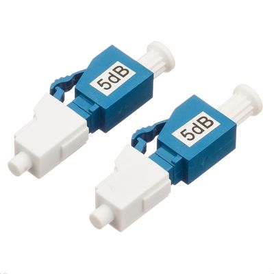 تضعیف کننده فیبر نوری Simplex SM 5dB LC UPC نوع نر به ماده
