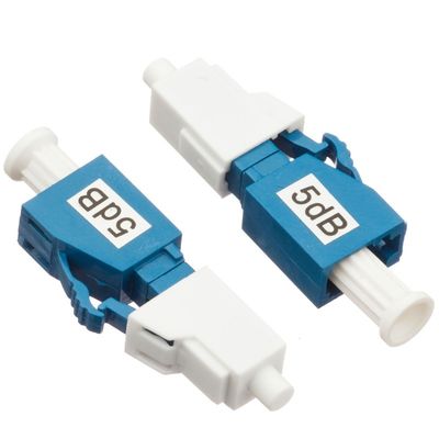 تضعیف کننده فیبر نوری Simplex SM 5dB LC UPC نوع نر به ماده