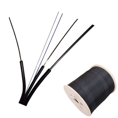 کابل قطره FTTH فضای باز سفارشی G657A1 G657A2 نوع سیاه رنگ