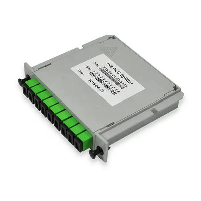 نوار کاست اسپلیتر فیبر نوری 8 راه PLC نوع 1x8 با رابط SC APC