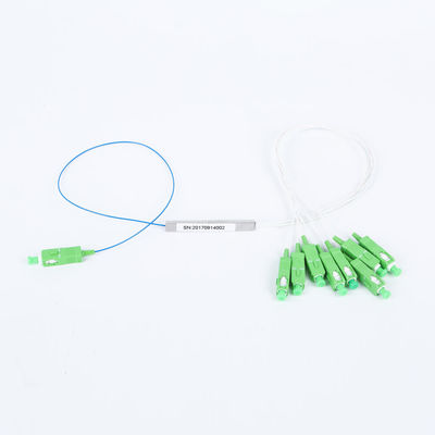 شکاف فیبر نوری ماژول میکرو مینی FTTH 1x6 SC APC با طول موج 1260 نانومتر