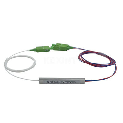 FTTH فیبر نوری PLC شکاف 1x2 نوع لوله فولادی میکرو با اتصال SC