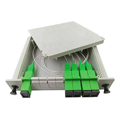 شکاف فیبر نوری سفارشی، شکاف کاست PLC 1X32 با اتصال SC UPC