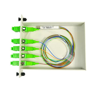شکاف فیبر نوری سفارشی، شکاف کاست PLC 1X32 با اتصال SC UPC