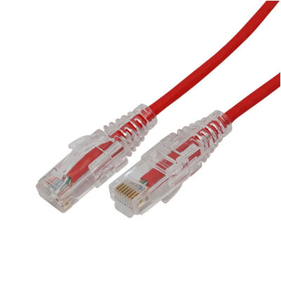 وصله کابل اترنت Cat6A سفارشی، سیم پچ باریک S FTP با طول 5 متر و 1 متر