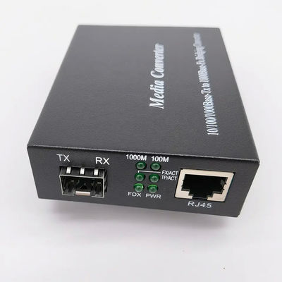 مبدل رسانه فیبر نوری گیگابیتی 1000base Tx به 1000base Fx