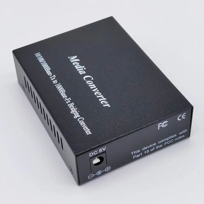 مبدل رسانه فیبر نوری گیگابیتی 1000base Tx به 1000base Fx