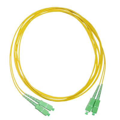 کابل پیچ فیبر نوری سفارشی PVC 2.0mm 3.0mm ≤85% رطوبت RH